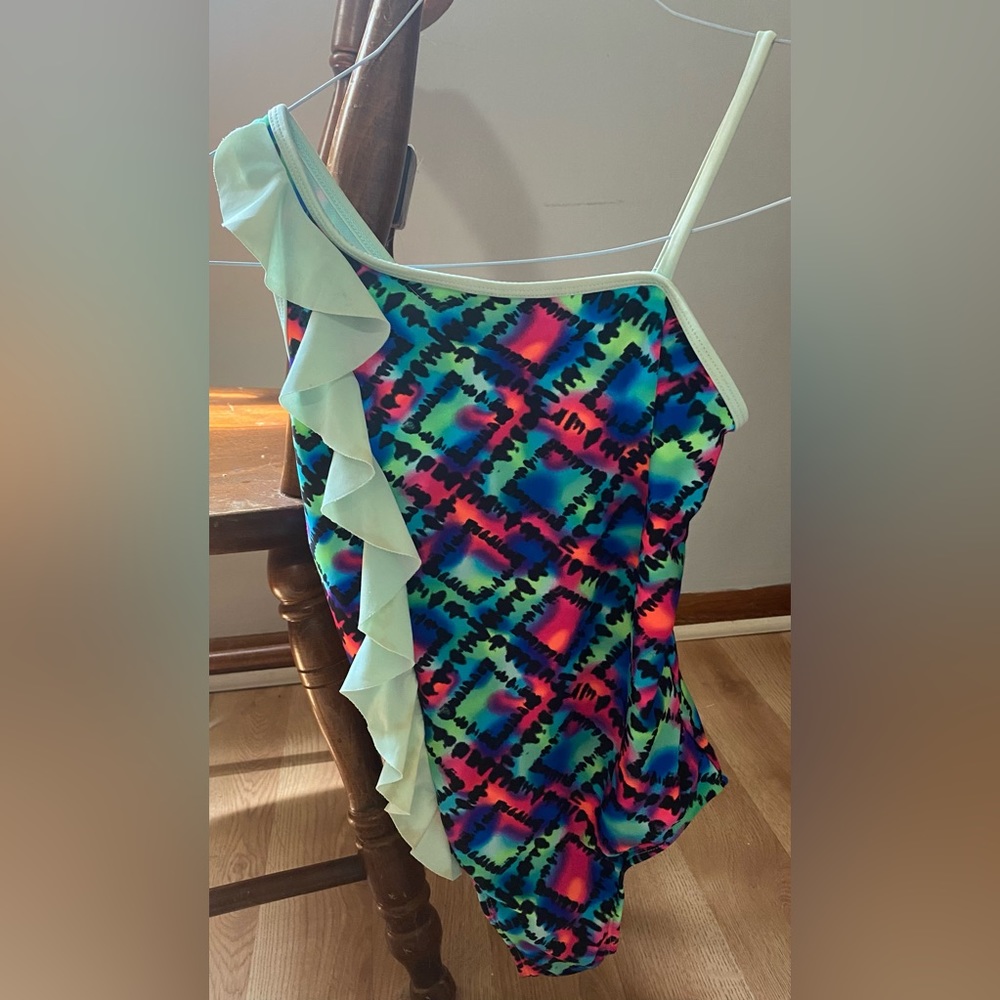 Xhilaration girls one piece bathing suit— size L 10/12